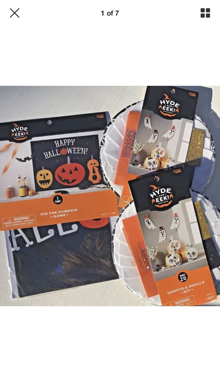 Kids activity Halloween Decorations-crafts and game