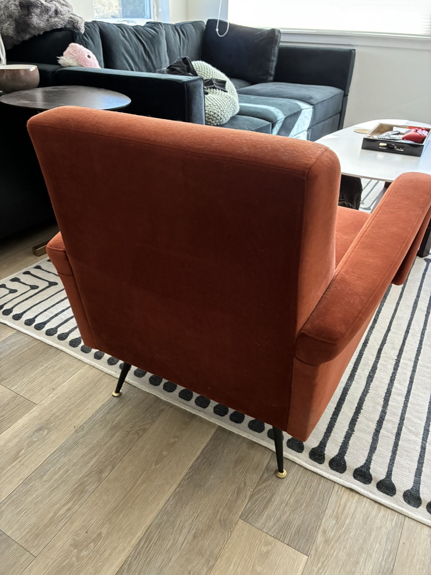 Mid century Orange Arm Chair