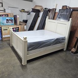 Queen Bed And Mattress 