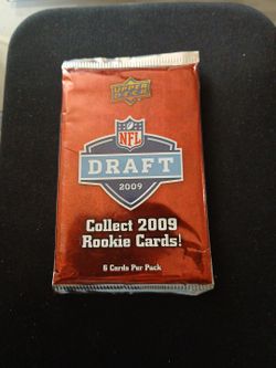 Factory sealed 2009 NFL Draft pack