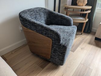 Wayfair Broderic Swivel Barrel Chair