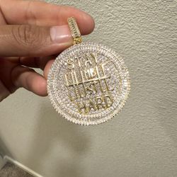 14k Gold Diamond Pendant 