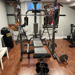 Power House Elite Smith Machine And Weights 