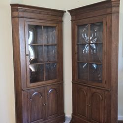 Vintage Pennsylvania House Corner Cupboards