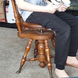 Antique PIANO CHAIR