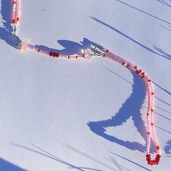 Rose Quartz Crystal Car Charm