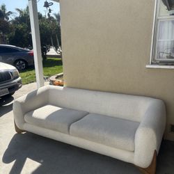 Lovely Modern White Couch