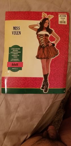 Sexy Christmas Deer Costume  Size 4-7