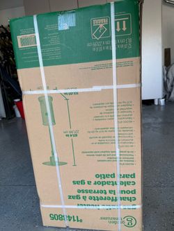 Gas patio heater brand new unopened. 48,000 BTU