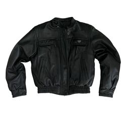 First Gear Hein Gericke Leather Thermo Lined Motorcycle Jacket