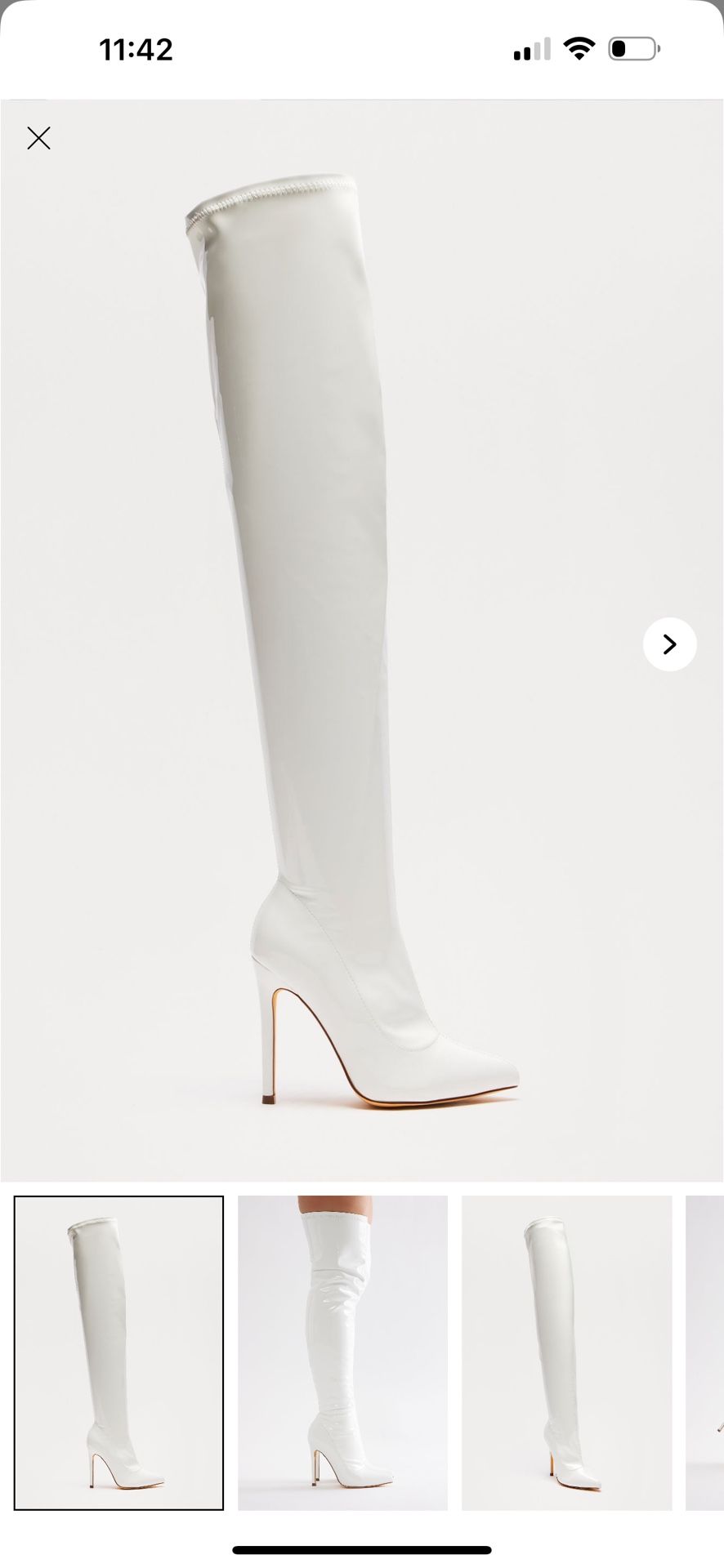 White Boots Size 7.