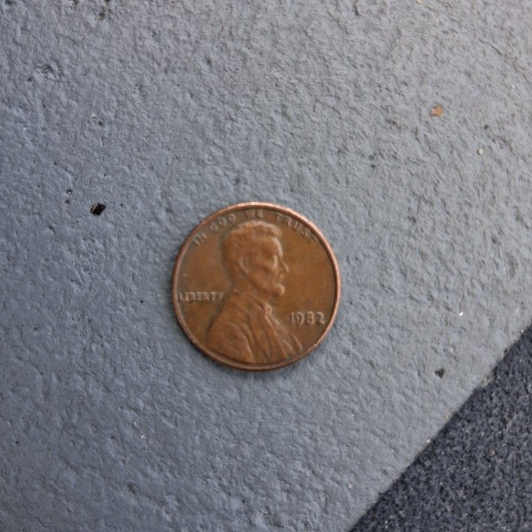 1982 Penny No Mint Mark