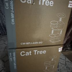 44 inches cat tree   Beige  ideal for kittens