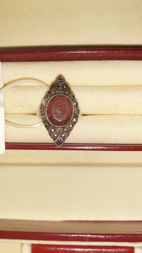 . 925 Amethyst Ring Size 6 1/2