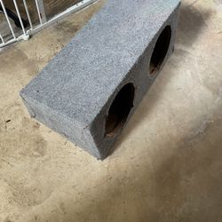 Sealed Dual 12” Subwoofer box 