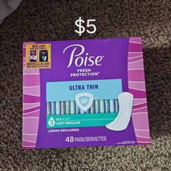 Poise / Kotex/ Caress , Pads/ Liners 