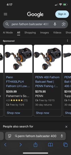 Penn Fathom 400 & Phenix Rod Combo