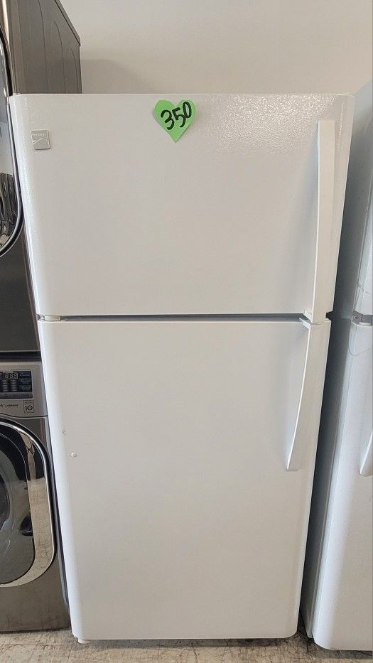 Top Freezer Refrigerator Used In Good Condition With 90days Warranty From $325 Up To $399