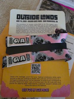 Selling 2x Outsidelands Sat + Sunday portions