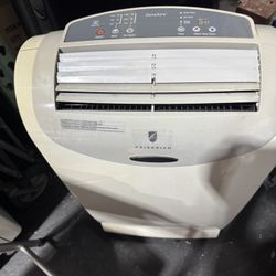 Frigidaire  ZoneAire portable air conditioner with multiple fan and mode settings.