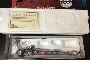 Jesse James West Coast Choppers Mac Tools Limited Edition Die Cast Drag Car 2003