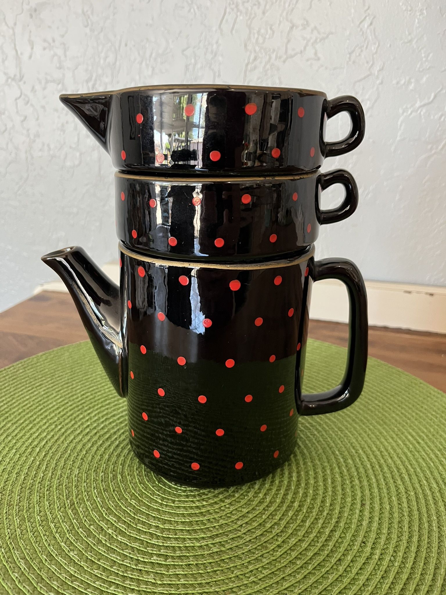 Vintage Pottery Tea Set