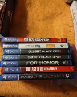 7 PS4 Video Games One Factory Sealed Will Not Separate