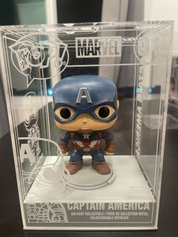 Funko Pop CAPTAIN AMERICA #01 Die-Cast - 2021 Summer Convention Exclusive