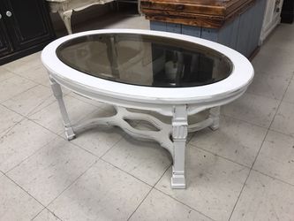 Little white coffee table