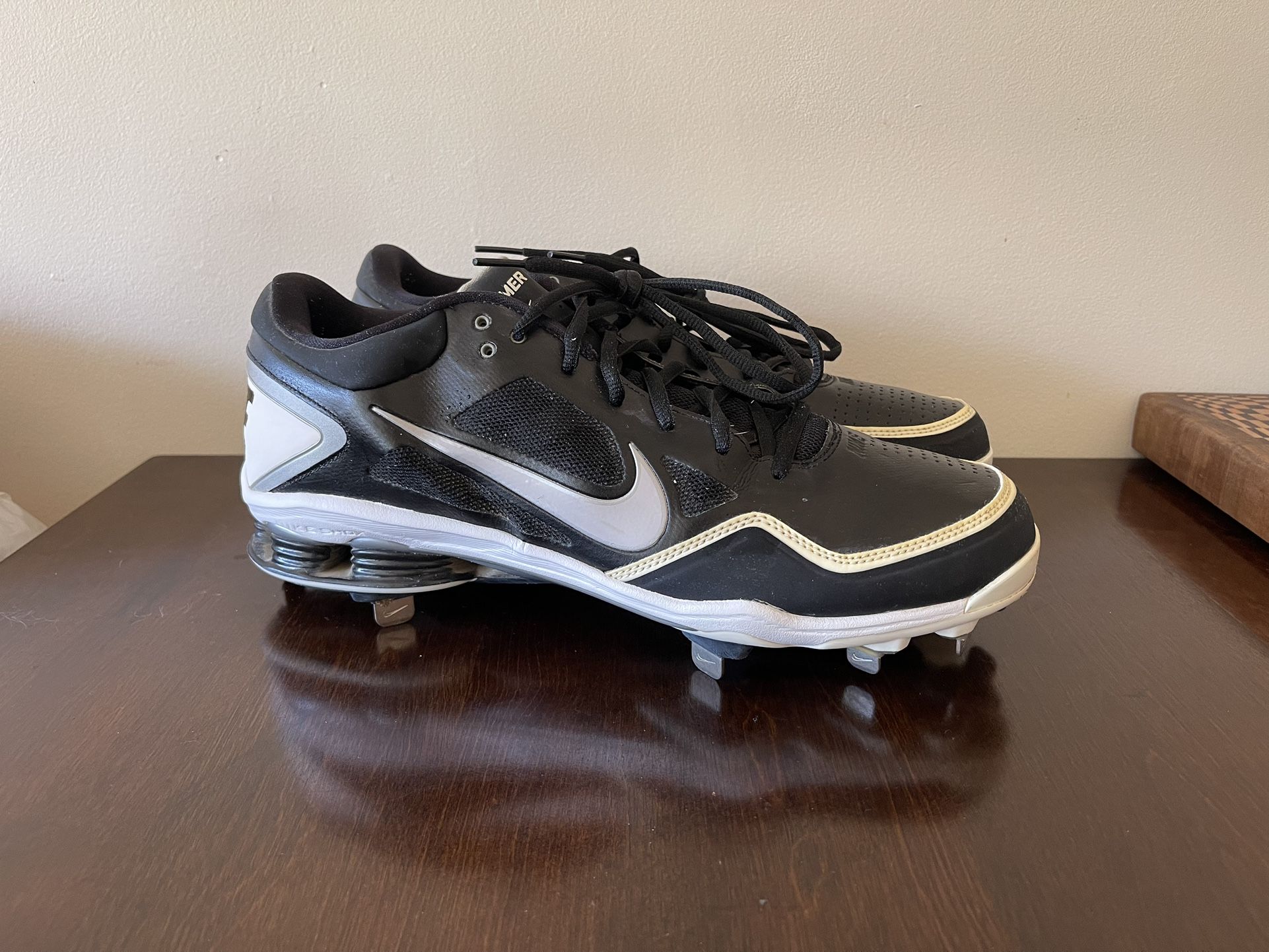 Nike Shox Gamer Baseball Cleats Size 11