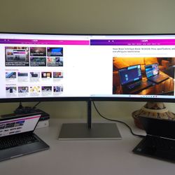 HP E45c Curved Dual Type C Monitor