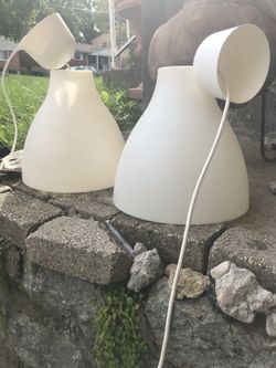 IKEA plastic white lighting