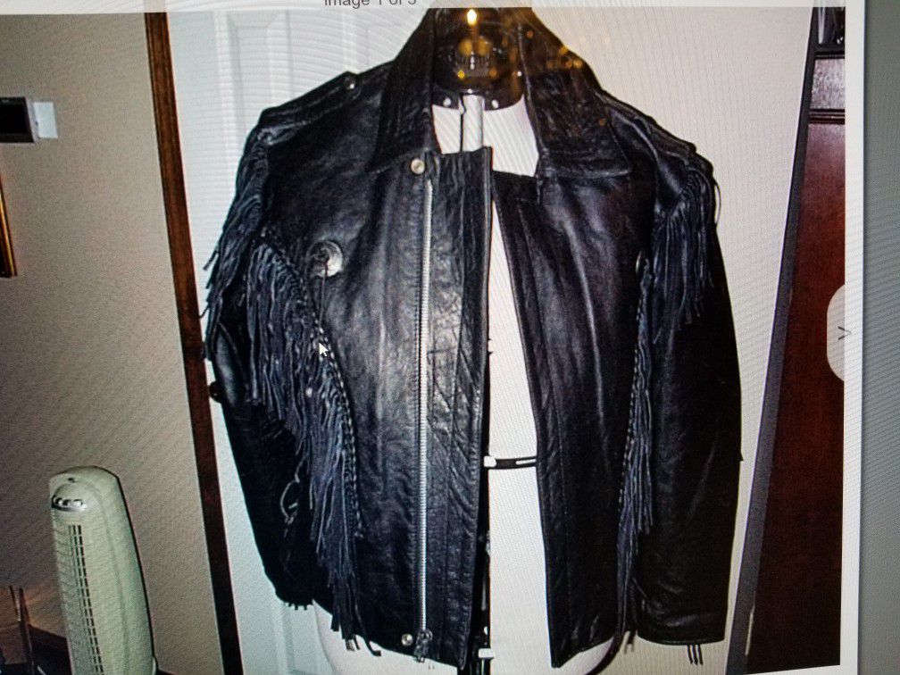 Leather XL motorcycle jacket