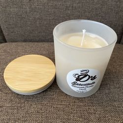 3D’s Essentials Organic Beeswax Candle “Vanilla Scent” 10 oz.