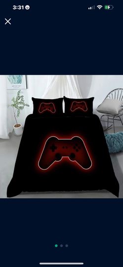 Game Controller Bed Sheet Cover Set {Queen]