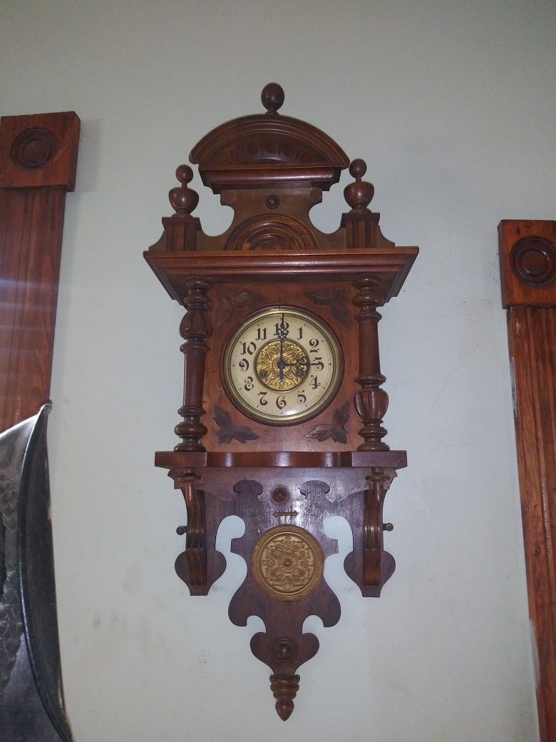 19th Century Antique Wall Clock