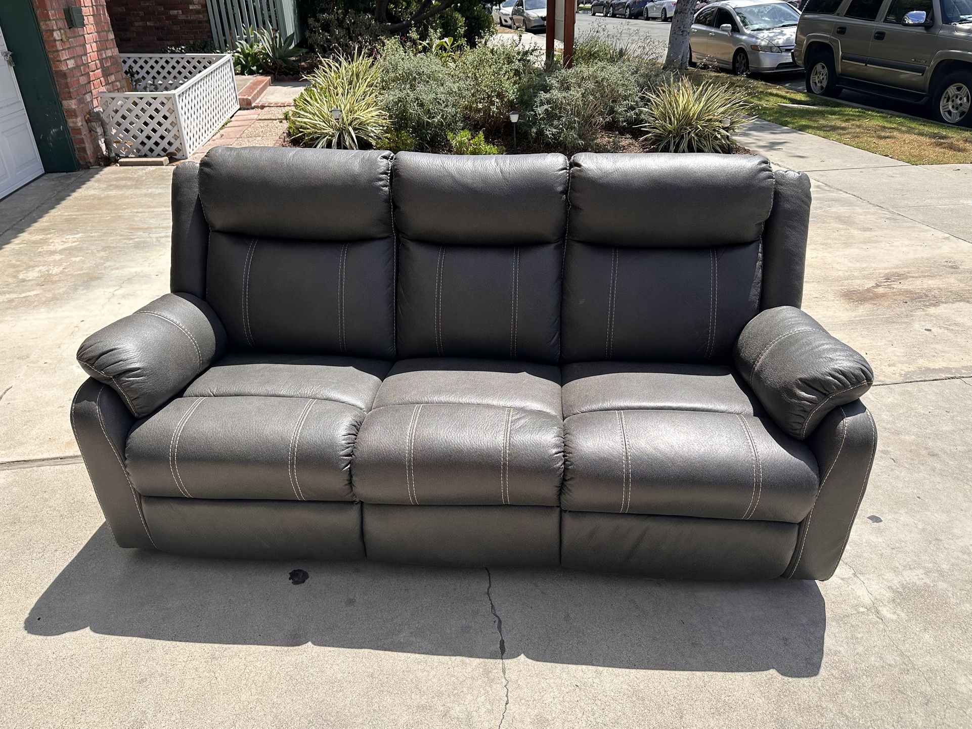 Klaussner Recliner Sofa - Brown
