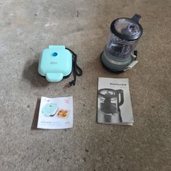 Dash Egg Bite Maker & KitchenAid Food Chopper