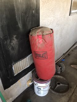 New punching bag no use for it