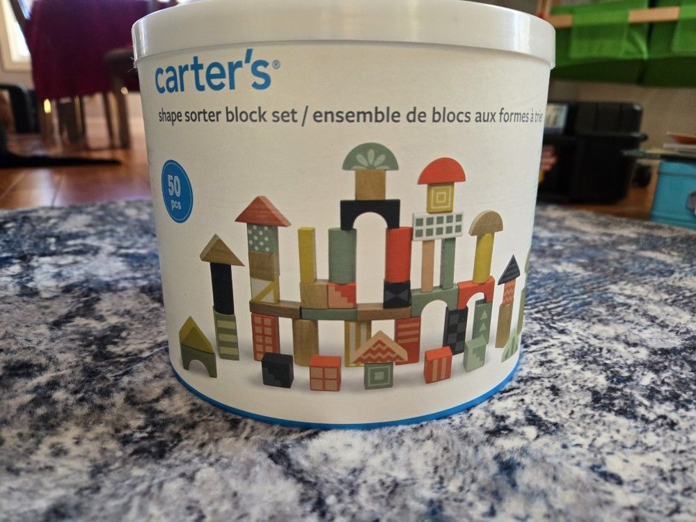 Building Blocks With Different Shaped Out Lid