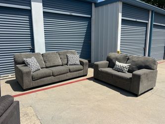 Gray Sofa Couch Set (Delivery Available)