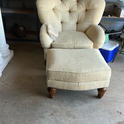 Chair w/ ottoman (oversized )