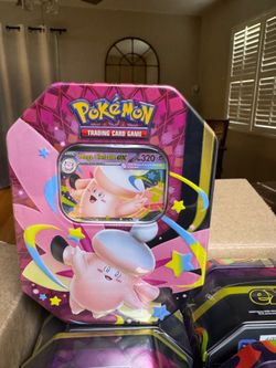 Pokemon: Mega Moonlit Tin Clefable ex