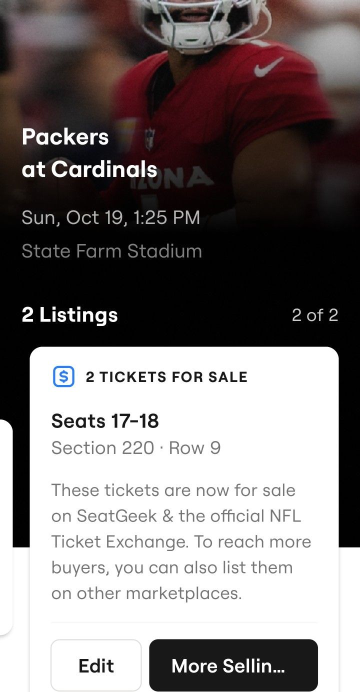 Club Seats - Cardinals Vs Packers