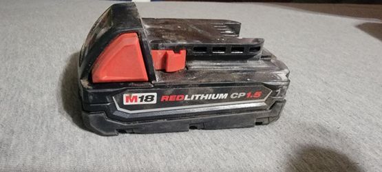 Milwaukee red lithium 1.5 battery m18