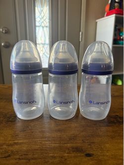 Lansinoh 3 pack 8oz Bottles (size 3 nipple)