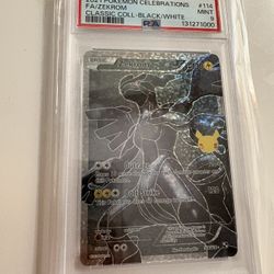 Pokemon Card: Zekrom Graded PSA Mint 9