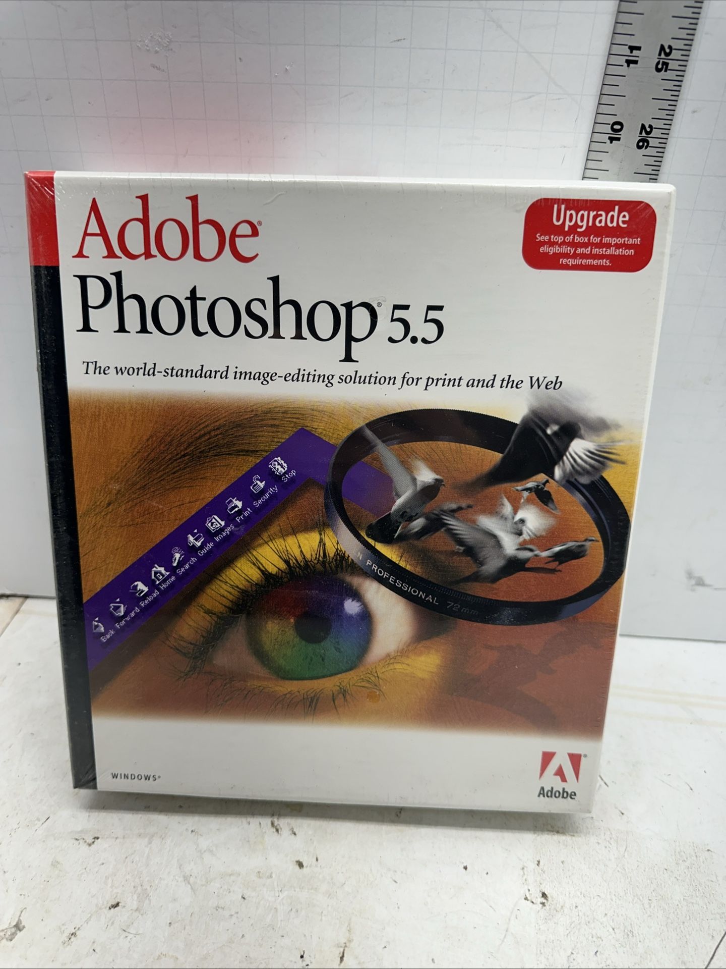 Adobe Photoshop 5.5 for Windows w/ Serial Number #S2