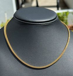 Jewelry 10k solid Yellow Gold Franco link 18.00” Chain necklace 7.10 grams 2.80mm