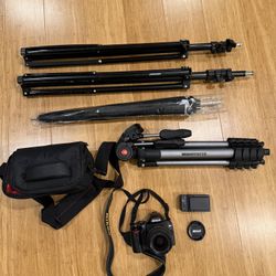 Nikon D40 Bundle Kit - Lens, Bag, Tripod, Stands